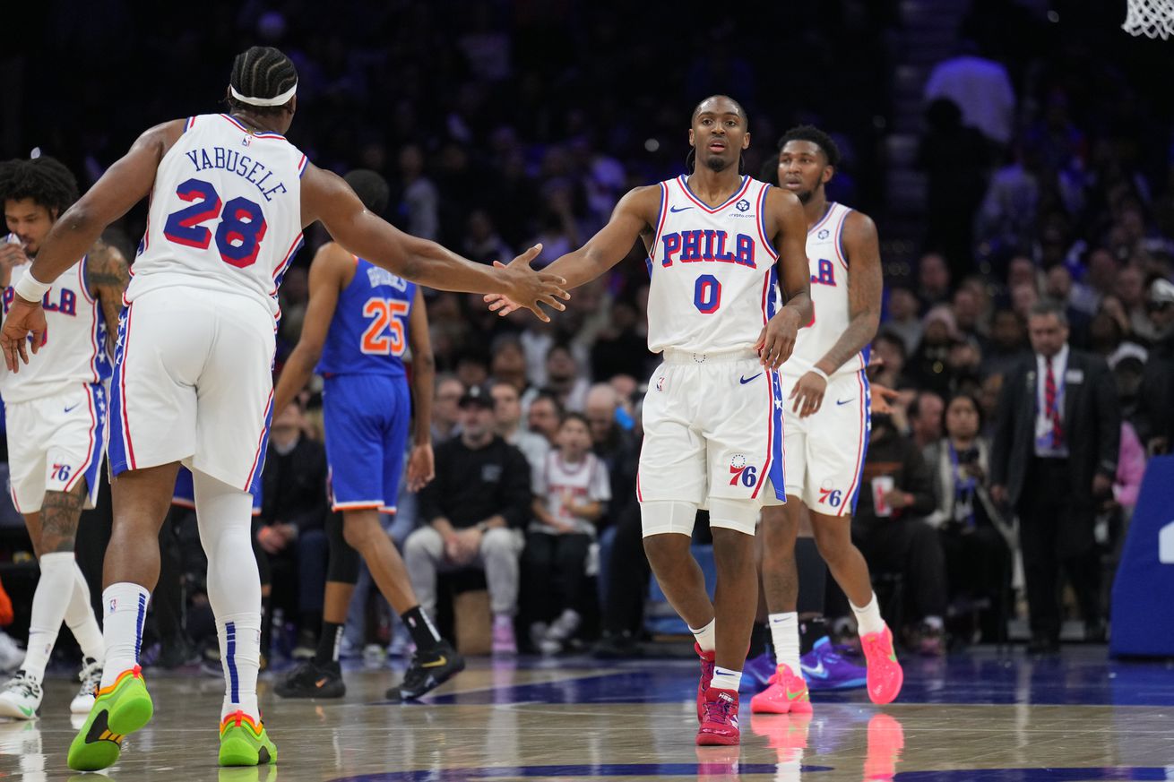 New York Knicks v Philadelphia 76ers