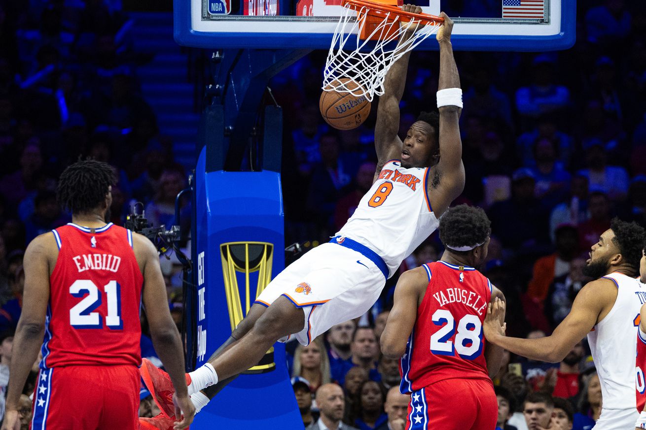 NBA: New York Knicks at Philadelphia 76ers