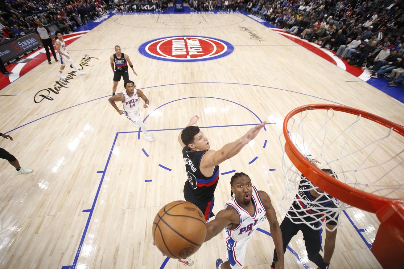 Philadelphia 76ers v Detroit Pistons