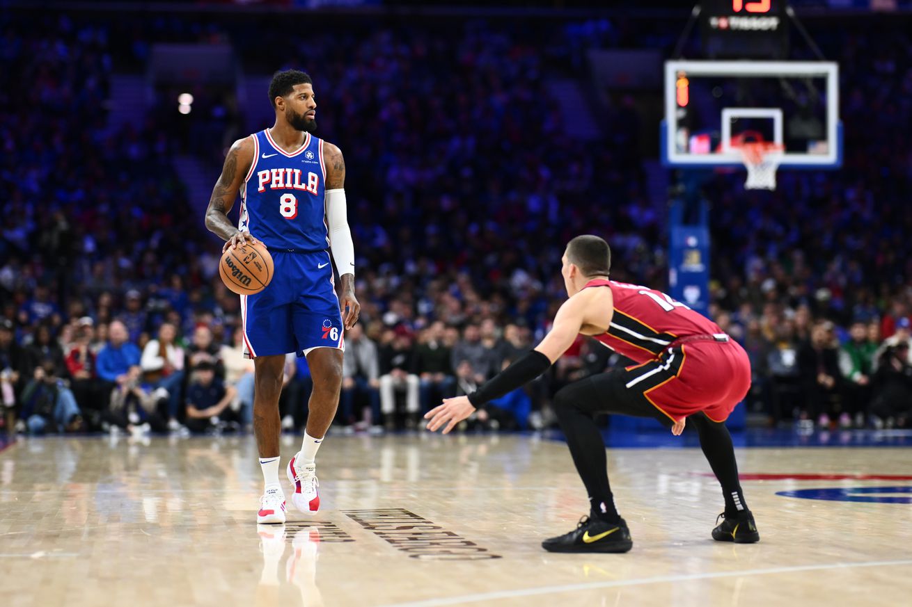 NBA: Miami Heat at Philadelphia 76ers