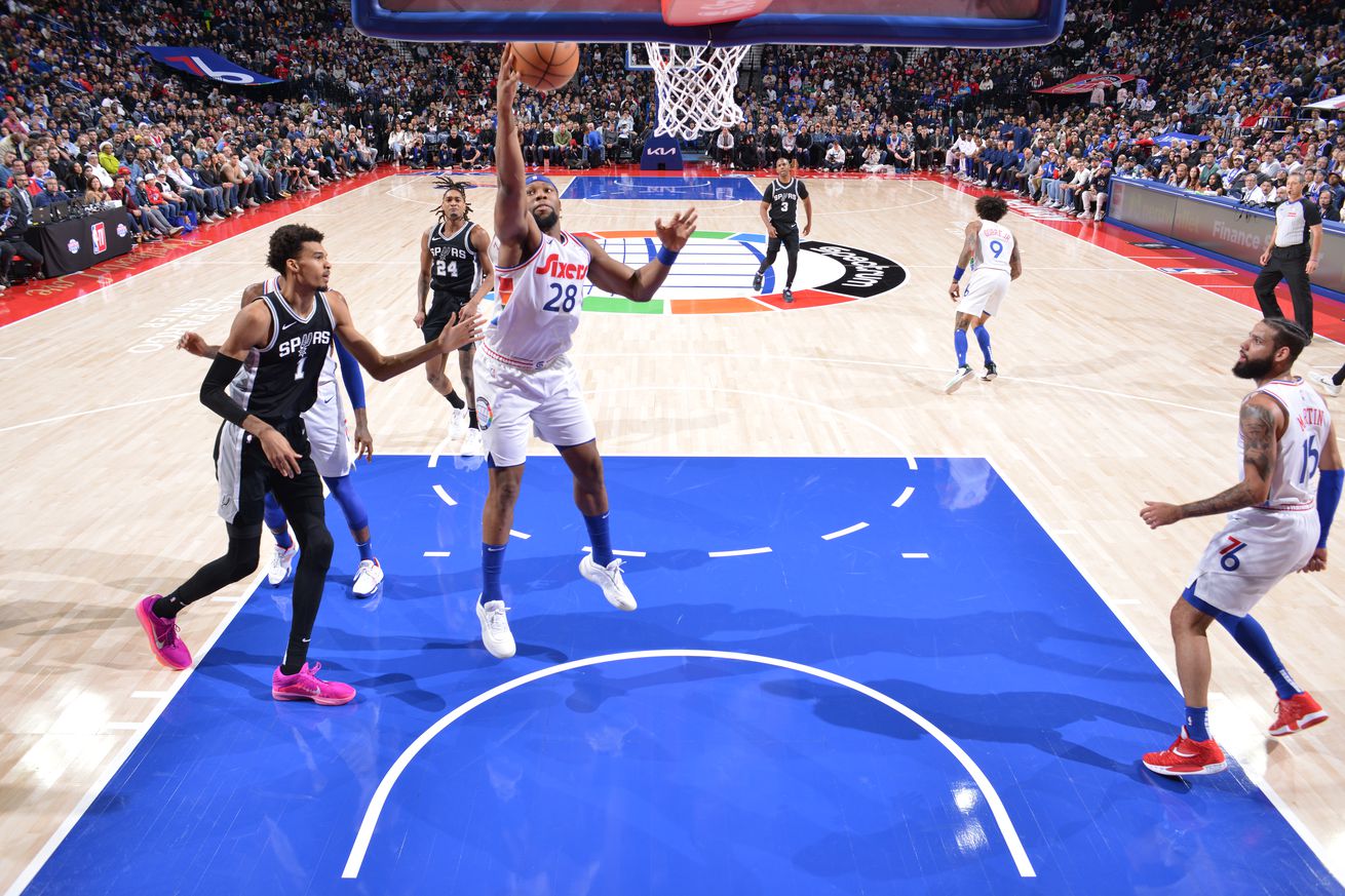 San Antonio Spurs v Philadelphia 76ers