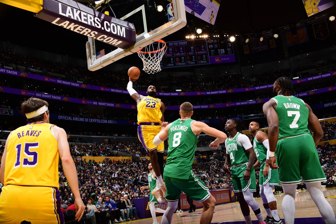 Boston Celtics v Los Angeles Lakers