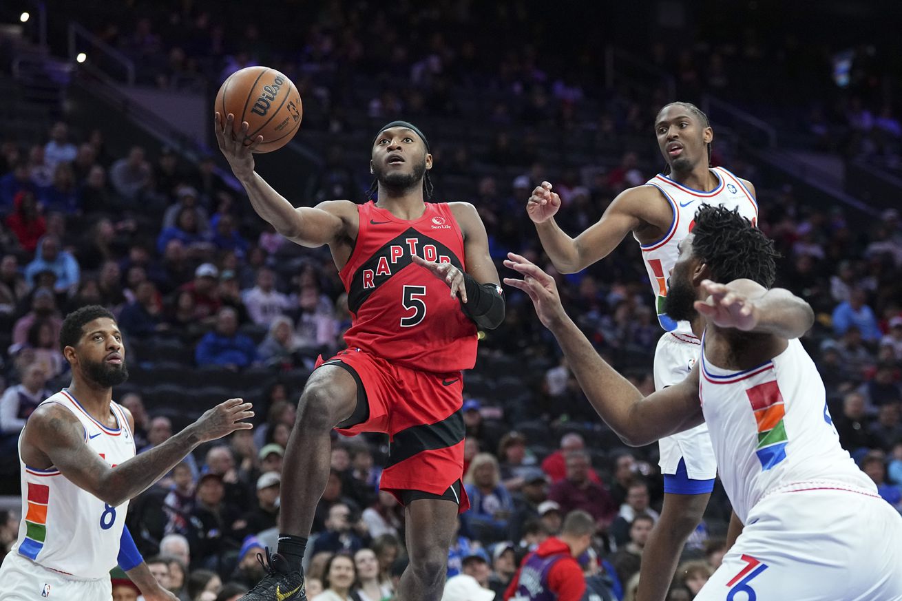 Toronto Raptors v Philadelphia 76ers