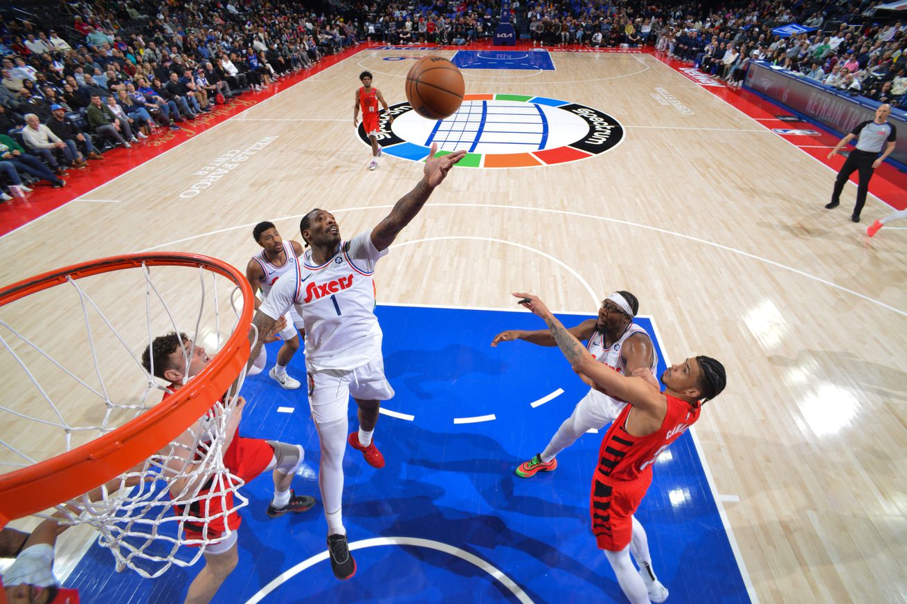 Portland Trail Blazers v Philadelphia 76ers