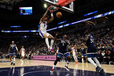 Philadelphia 76ers v Minnesota Timberwolves