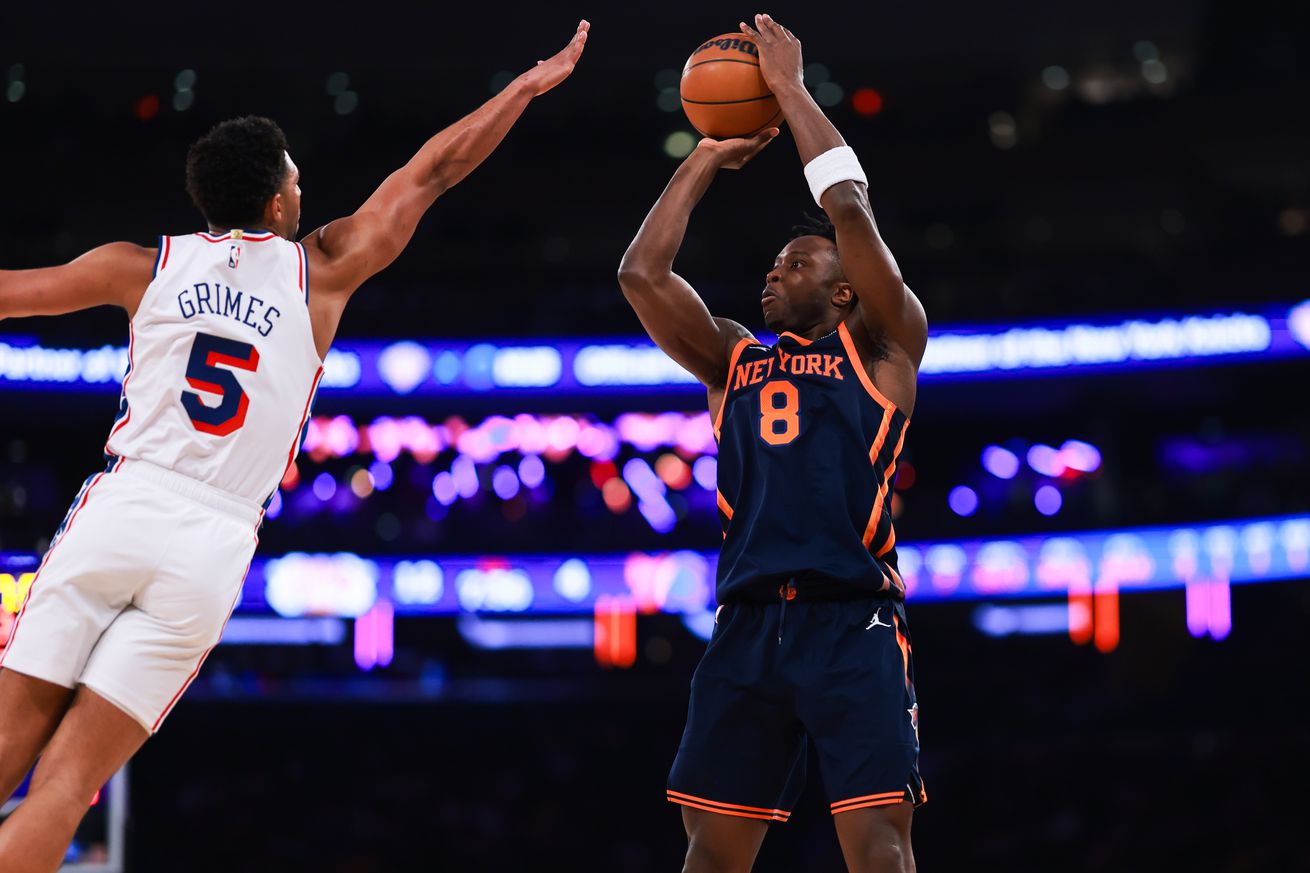 Philadelphia 76ers v New York Knicks