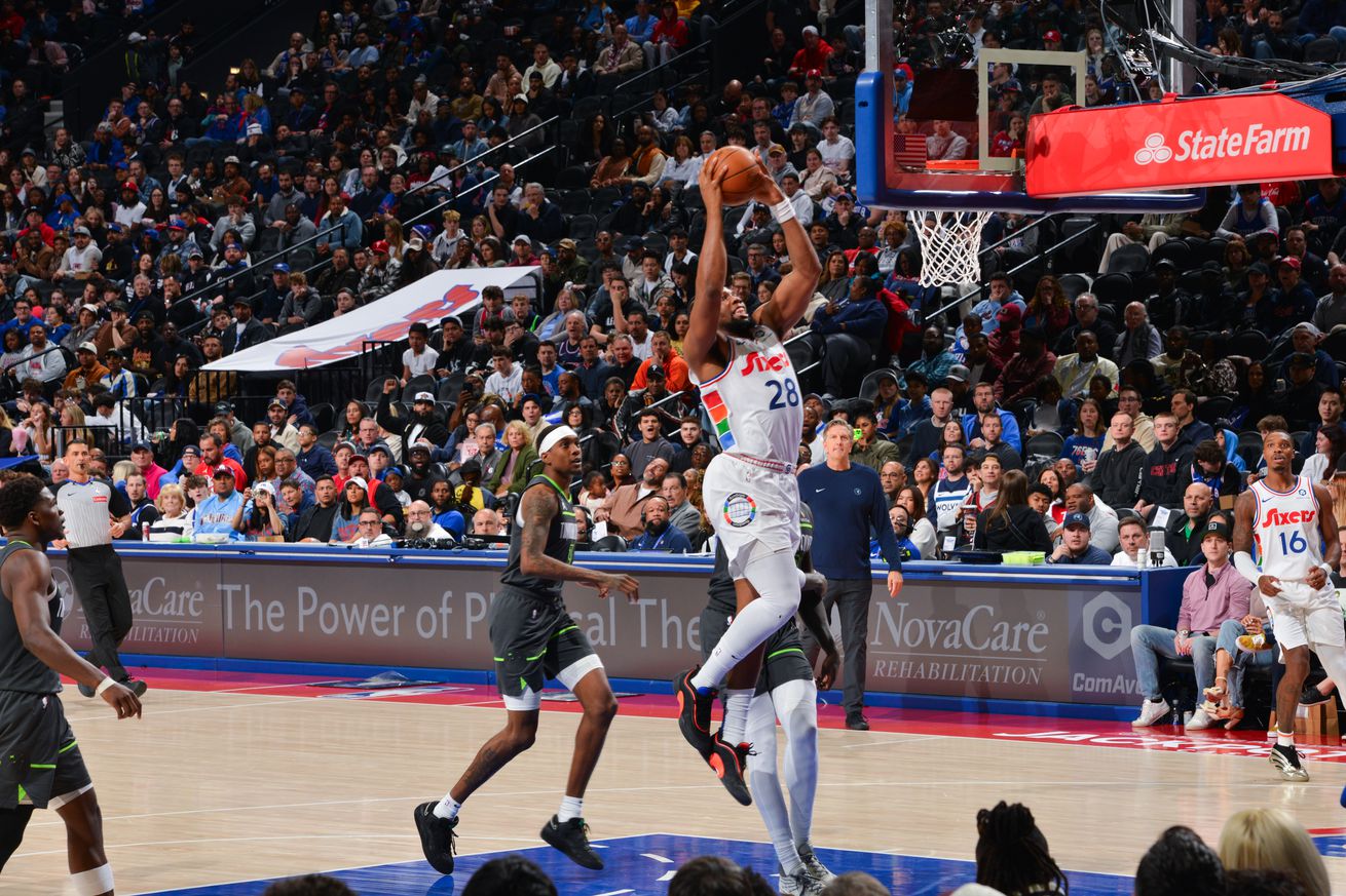 Minnesota Timberwolves v Philadelphia 76ers