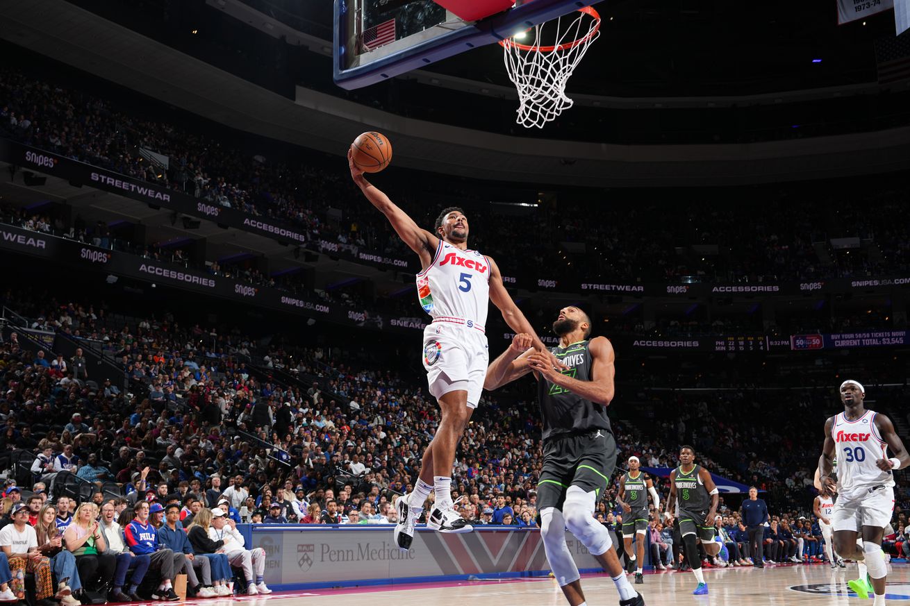 Minnesota Timberwolves v Philadelphia 76ers