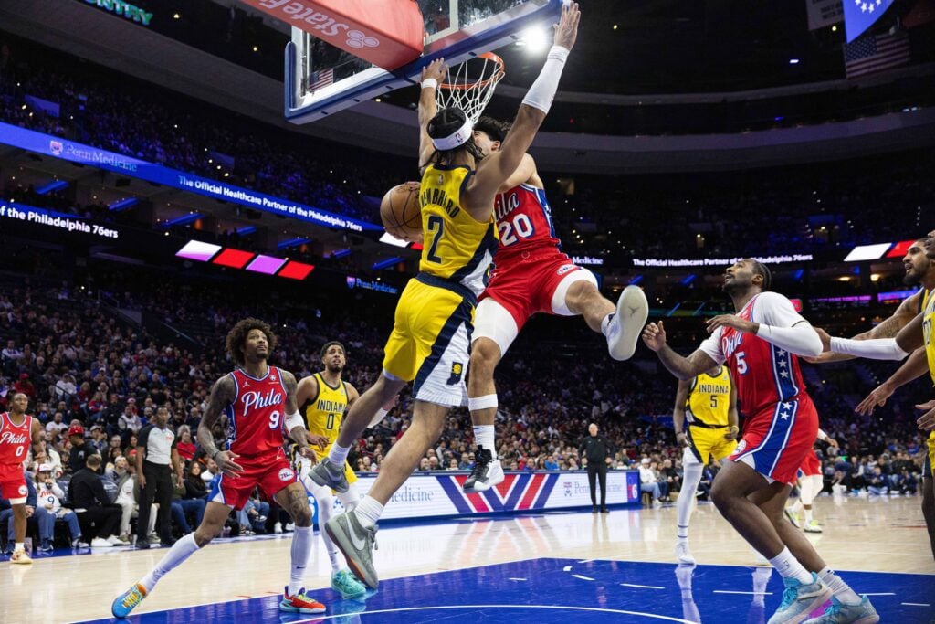 Jared McCain sustained the injury that would earn him an all-rookie snub against the Pacers
