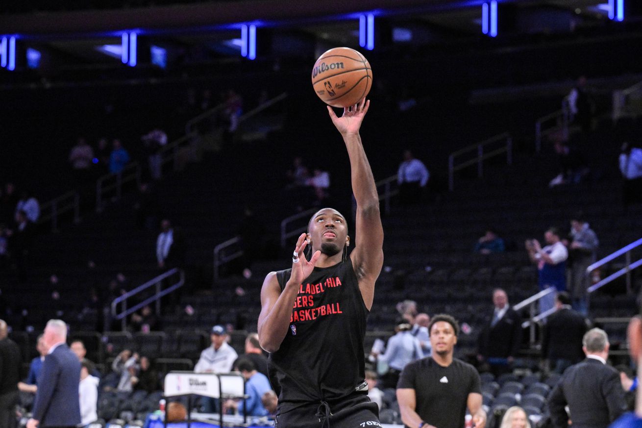 NBA: Philadelphia 76ers at New York Knicks