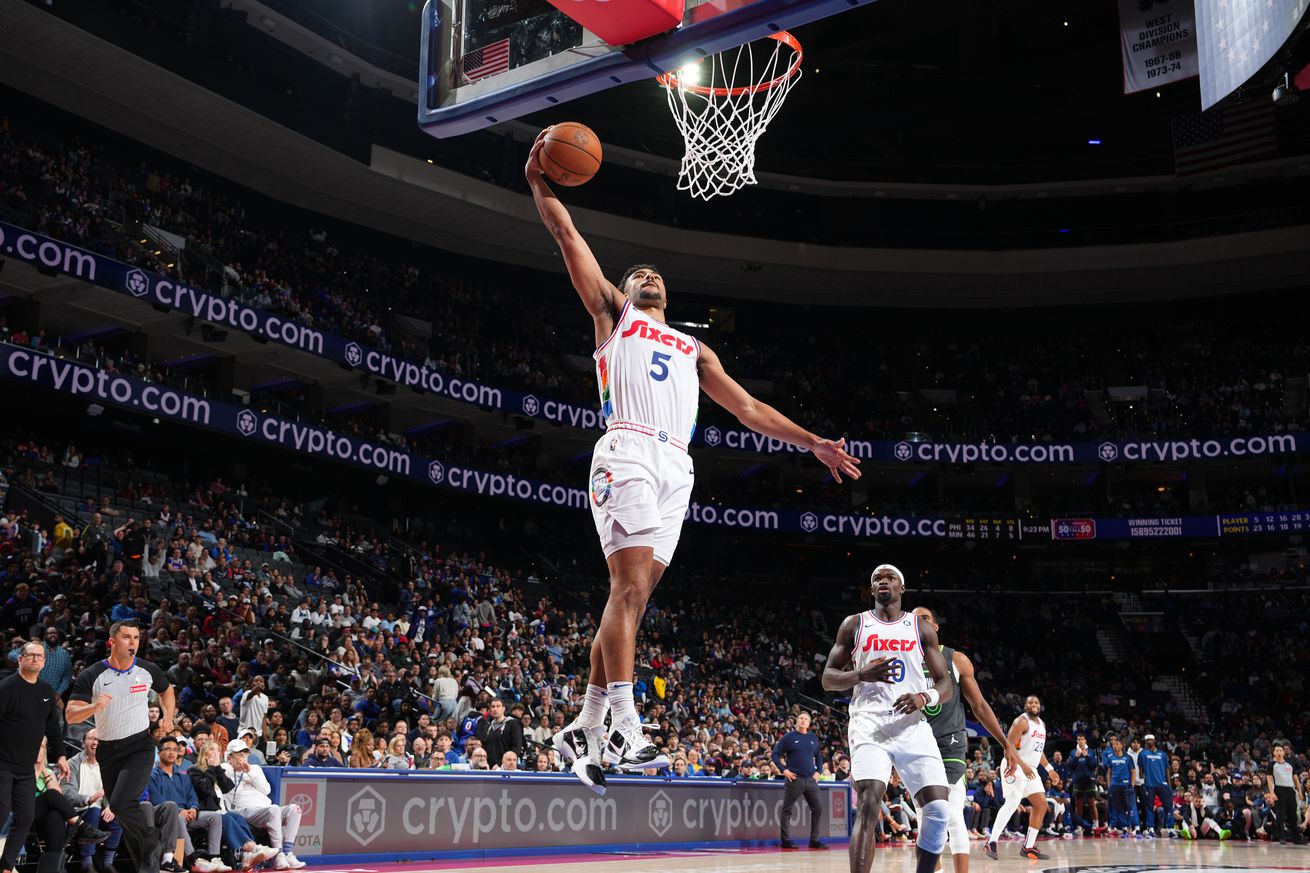 Minnesota Timberwolves v Philadelphia 76ers