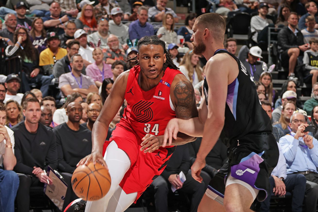 Portland Trail Blazers v Utah Jazz