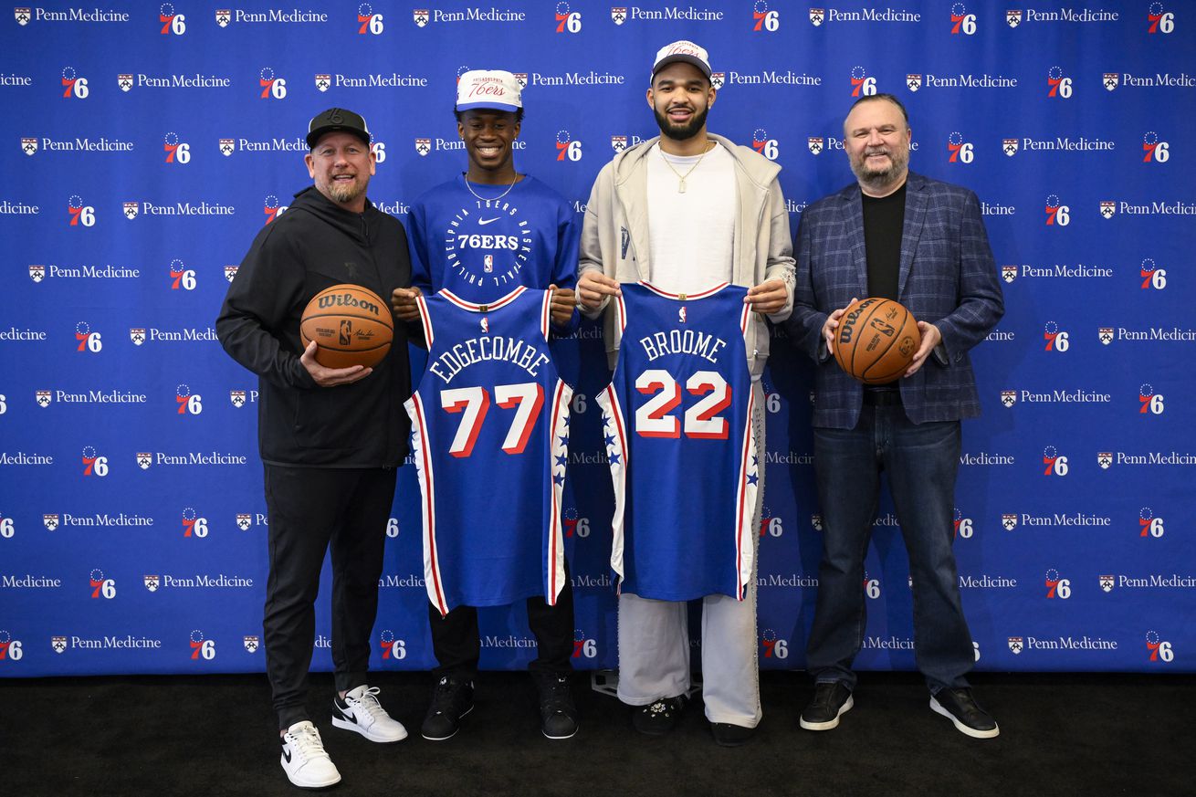 Philadelphia 76ers Introduce VJ Edgecombe and Johni Broome - Press Conference
