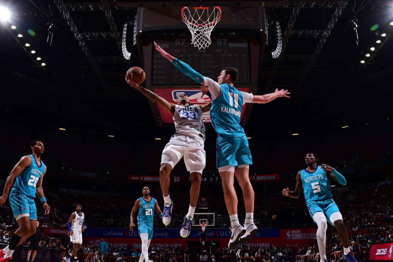 2025 NBA Summer League - Charlotte Hornets v Philadelphia 76ers