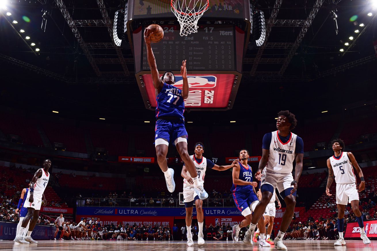 2025 NBA Summer League - Philadelphia 76ers v Washington Wizards