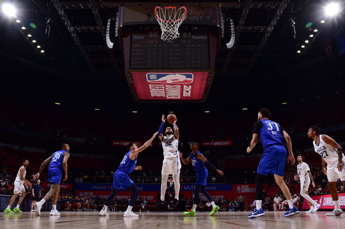 2025 NBA Summer League - Dallas Mavericks v Philadelphia 76ers