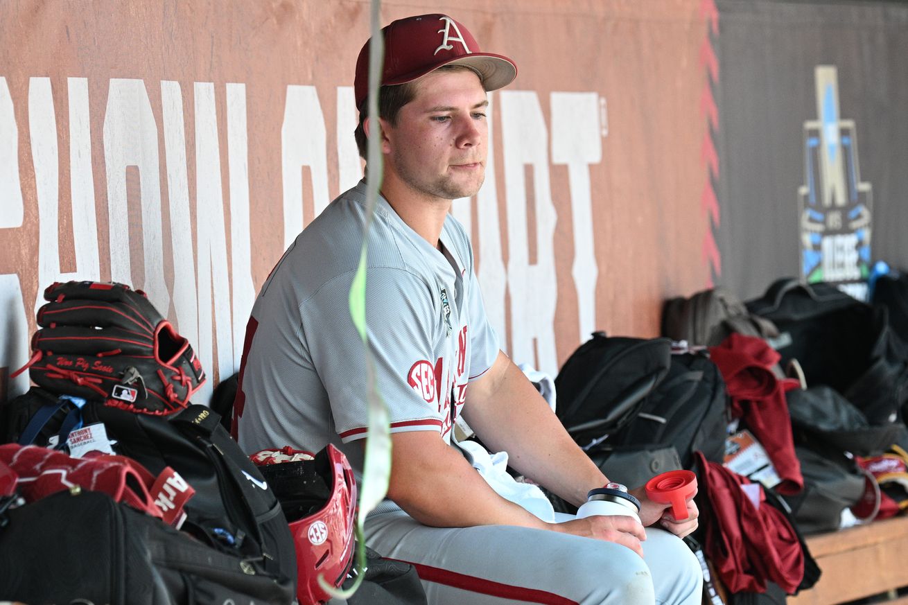 NCAA Baseball: College World Series-Arkansas v Murray State