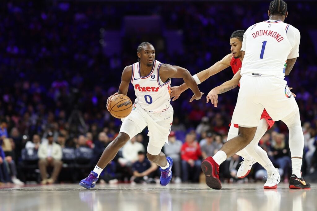 Philadelphia 76ers guard Tyrese Maxey