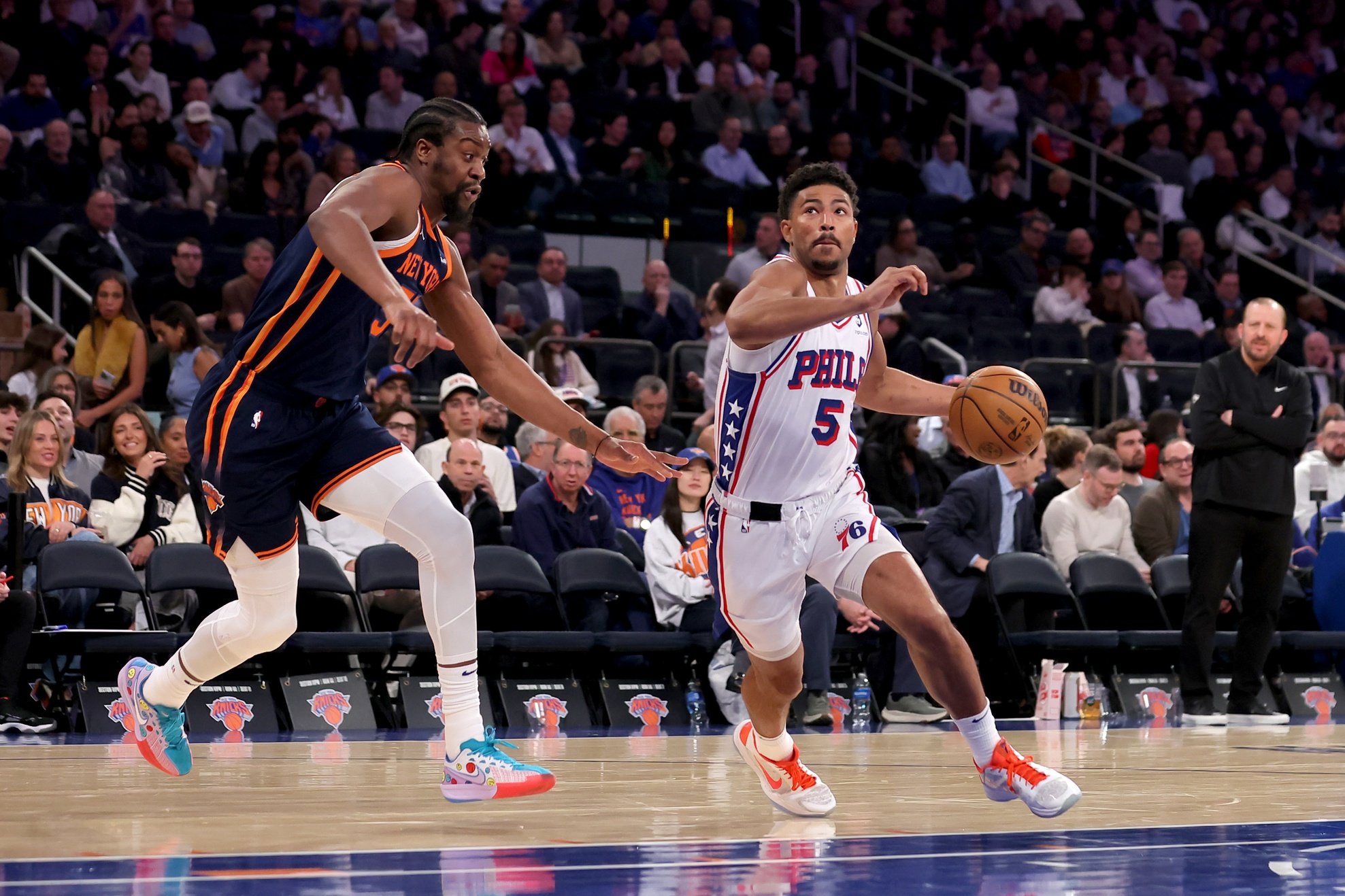 New York Knicks center Ariel Hukporti