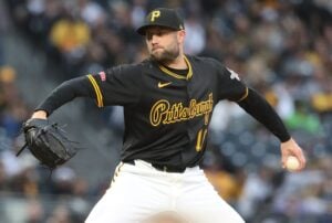 The Pirates bullpen (lefty Tim Mayza pictured) has looked surprisingly strong despite the team's early season struggles.