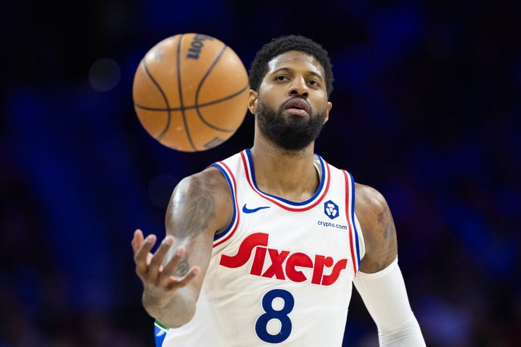 Philadelphia 76ers forward Paul George