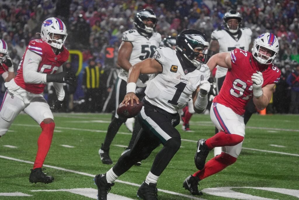 Jalen Hurts, quarterback, Philadelphia Eagles